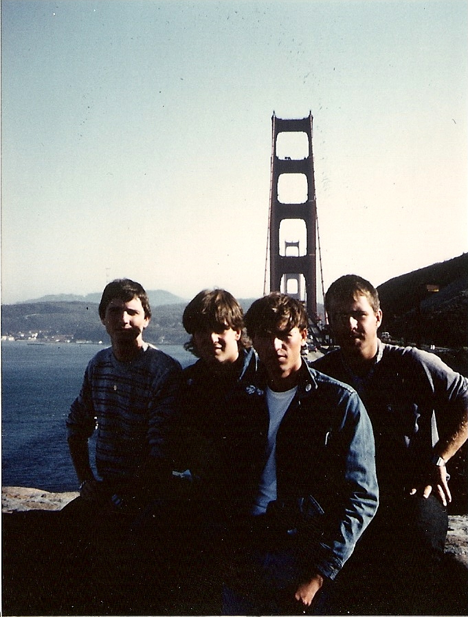 été  1982 -les bad boys  de l'IUT  en vadrouille aux US