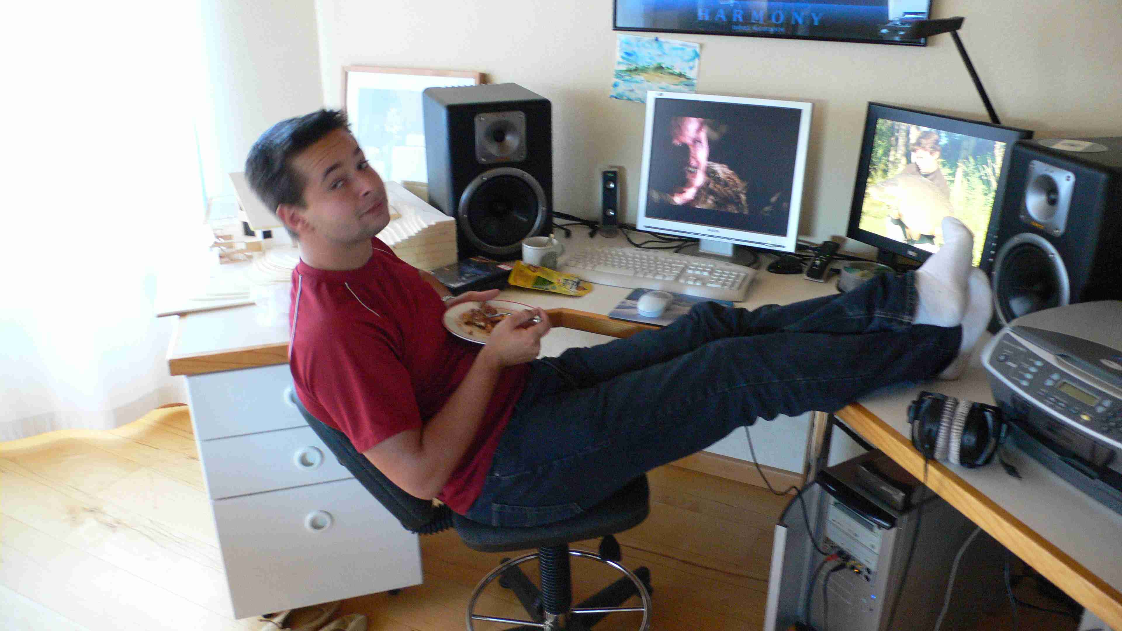 Alex en pleine activité 